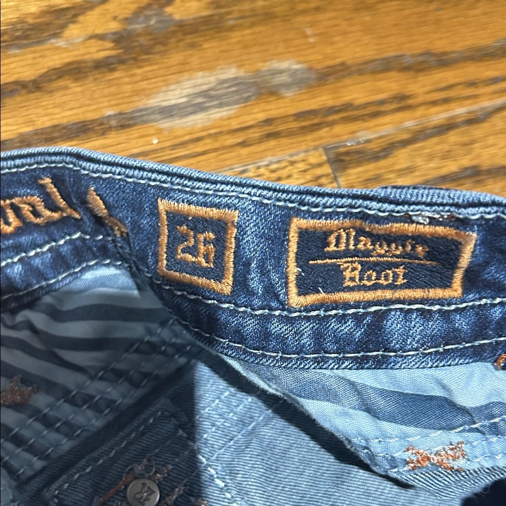 Rock Revival Blue Maggie Boot Cut Jeans. 1 - Picture 3 of 6